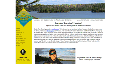 Desktop Screenshot of cedarpointresort.ca